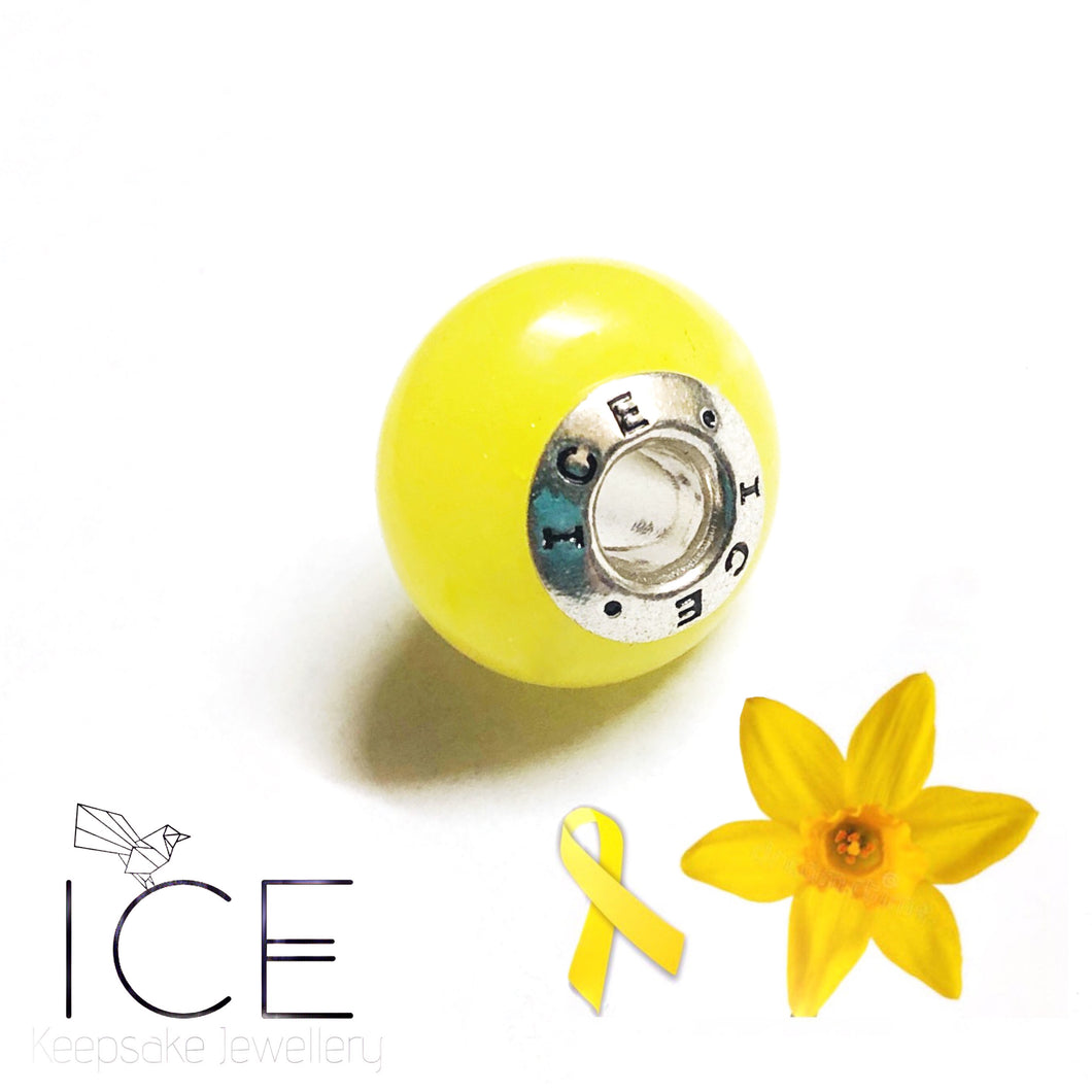 Daffodil Day Bead