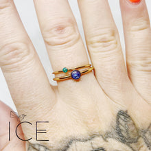 Emma ~ 14ct Gold Vermeil Ring Set
