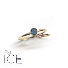 Emma ~ 14ct Gold Vermeil Ring Set