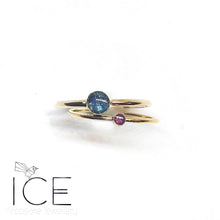 Emma ~ 14ct Gold Vermeil Ring Set