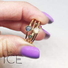 Emma ~ 14ct Gold Vermeil Ring Set