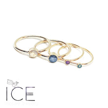 Emma ~ 14ct Gold Vermeil Ring Set