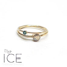 Emma ~ 14ct Gold Vermeil Ring Set