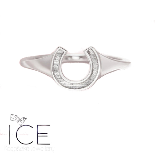 Horse Shoe Ring ~ in Sterling Silver