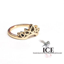 Azalea Lotus Ring - in 9ct Gold