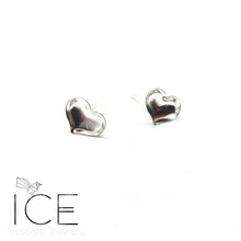 Heart Earrings - In Sterling Silver