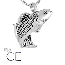 Stainless Steel Fish Urn Pendant