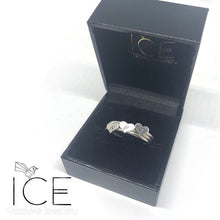 Love Heart Initial Stacker Ring