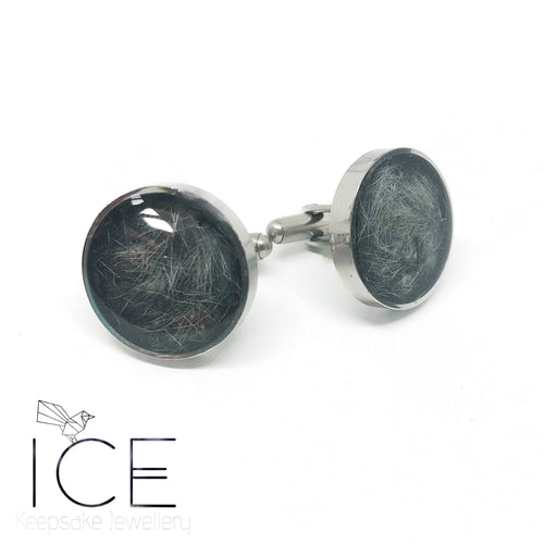 Cufflinks - in Stainless Steel