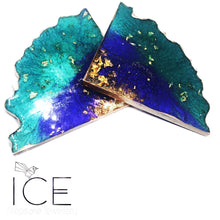4 Piece Geode Coaster Set