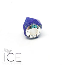 .Faceted Square Charm Bead.
