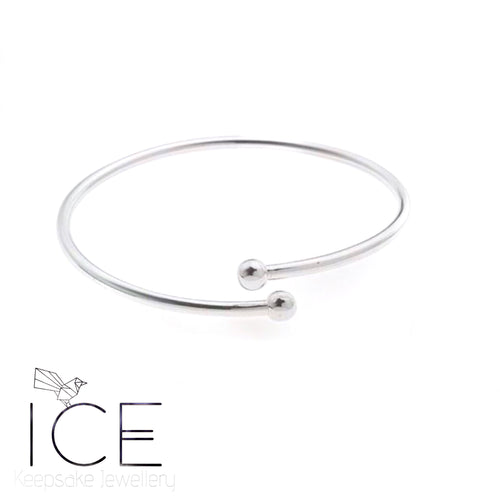 Charm Bangle - In Sterling Silver