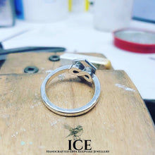 Florence - In Sterling Silver With Plain Band