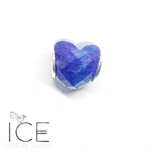 .Faceted Heart Charm.