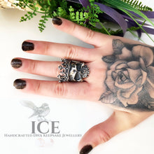 Kings Crown Signet Ring - In Sterling Silver