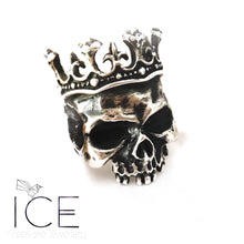 Kings Crown Signet Ring - In Sterling Silver