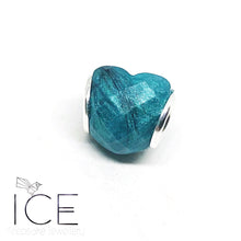 .Faceted Heart Charm.