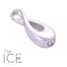 Stainless Steel Infinity Urn Pendant
