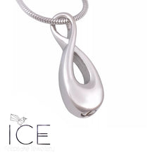 Stainless Steel Infinity Urn Pendant